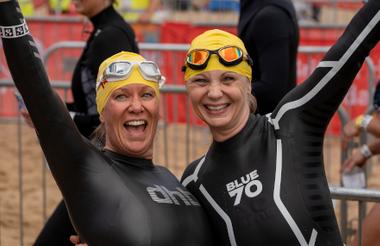 Taking the plunge: BHF’s mass swim event